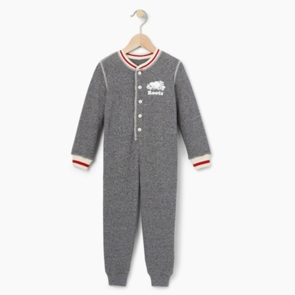 Roots Kids Onesie 5 Salt and Pepper